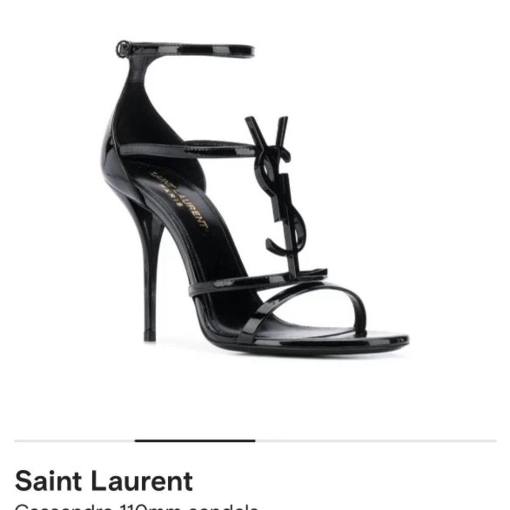 YSL Cassandra 110mm sandals
